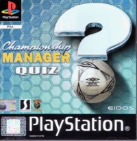 Championship Manager Quiz PAL Playstation PAL box art